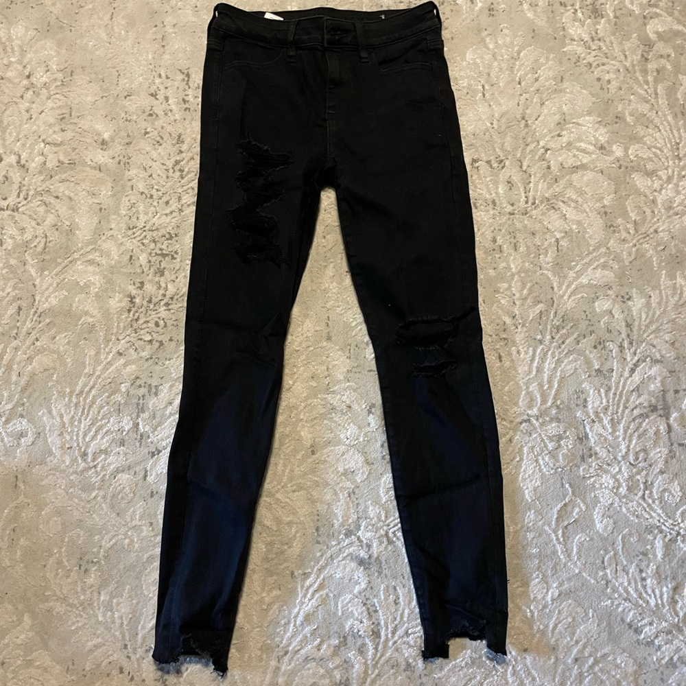 Black Holey Jeans